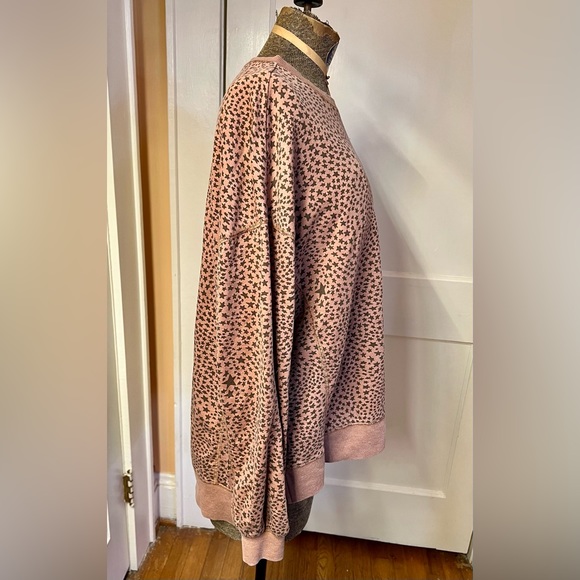 🌟 Z Supply Buckle Star Print Oversized Sweatshirt - Picture 9 of 10